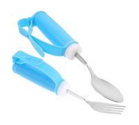 FRCOLOR Cuillère Anti-tremblement avec Manche Adapté pour Personnes Âgées Couverts Ergonomiques pour Manger Seul Aide Vie Quotidienne