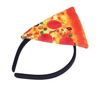 FRCOLOR de Cheveux Halloween Forme de Pizza pour Adultes Accessoire pour Carnaval et Soirée Déguisée