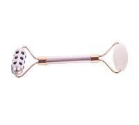 FRCOLOR de massage appareils de massage skincare circulation sanguine Masseur facial Rouleau de massage portable rouleau de beauté masseur à rouleaux alliage d'aluminium rose