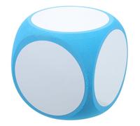 FRCOLOR Déco Dés Mousse Effaçable à Sec Gros Cube DIY Éducatif Jeu Dapprentissage pour Classe et Loisirs