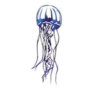 FRCOLOR Décoration Murale Pratique et Design Unique pour Jardin Extérieur Bleu Pieuvre Pendentif Mural D'octopus pour Patio