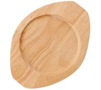 FRCOLOR Dessous de Plat Bois en Chêne Poignées, Tapis Isolant Antibrûlure Bruit pour Casseroles et Assiettes, pour Repas à Domicile