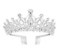 diadème de mariage cristal strass diadème couronne avec peigne Pageant princesse couronne ( )