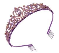 FRCOLOR Diadème De Mariée Couronne Scintillante Pour Femme Accessoire De Mariage Brillant