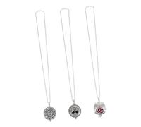 FRCOLOR Diffuseur D'huiles Essentielles Pendentif Aromathérapie 3 Pièces, Style Aléatoire, Sans Chaîne, Accessoire Parfum Portable Pour Usage Quotidien Et Occasions Spéciales