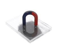 FRCOLOR Dispositif Pédagogique Physique Boîte à Limaille de Fer Magnétique pour Expériences Scolaires Poudre de Fer et Outil de Traçage Champ Magnétique