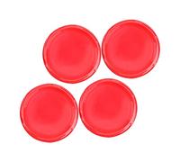 FRCOLOR Disque Gyro Arène D'éclatement pour Garçon Et Filles Lot De 4 Pièces en Plastique Rouge Accessoires De Jeu Gyro Jeux en Famille Jouets Garçon Et Filles De Plus De 6 Ans