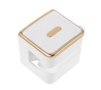 FRCOLOR Distributeur Presse-tube Dentifrice Mural Blanc, Rouleau pour Tube, Outil D’organisation Salle de Bain Compact, Accessoire Facile à Utiliser pour Crèmes, Colle et Peinture, Gain