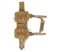FRCOLOR Dos Selle pour Grand Chien avec Compartiments Latéraux, Nylon | Réglage Poitrine 70-100cm, Boucle à Dégagement Rapide, pour 20-55kg, Usage Training Outdoor