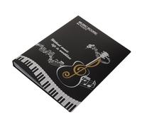 FRCOLOR Dossier à Partitions PVC Étanche Organiseur de Musique Classeur Souple pour Piano Violon Guitare pour Musiciens et Étudiants