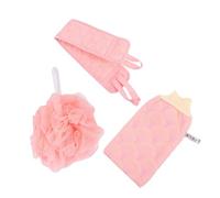 FRCOLOR Douche Exfoliant Lot De Serviette De Bain Longue Pour Massage Dos Boule De Douche Avec Lanière De Bain