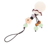 FRCOLOR Dragonne pour Téléphone Portable Décorative Bodhi en Perles Naturelles, Chaîne Légère et Délicate pour Smartphone, Pendentif Porte-clés Original, Accessoire Déco Pratique