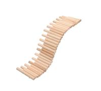 FRCOLOR Échelle Bois pour Hamster et Petits Animaux Escalade Naturel et Sécurisé Pont Arche Décoratif Favorise Exercice Rongeurs