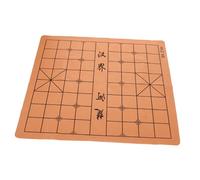 FRCOLOR Échiquier Suédé Pliable pour Xiangqi et Go Tapis de Jeu et Adapté Aux Étudiants et Adultes Accessoires de Jeux de Société
