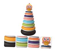 FRCOLOR Éducatif Empilable Arc Ciel pour Jeu Sûr Matériau Design Ergonomique Adapté Aux Plus de Ans Favorisant Lien Familial