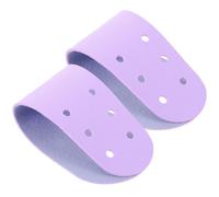 FRCOLOR Embouts de en Cuir Pourpre pour Patins à roulettes Paire Facile à Nettoyer Solide pour Roller Garçons et Filles