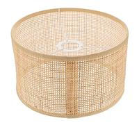 FRCOLOR en Osier Abat- Jour en Rotin Lustre Abat- Jour Tissé Plafonnier Couvre Clip sur Ampoule Abat- Jour pour Table Mur Plafond De' étage Lampe