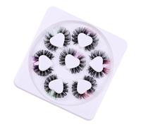 FRCOLOR Ensemble De 7 Paires De Faux Extensions De Pour Femmes Boucles Naturelles Style Cosplay