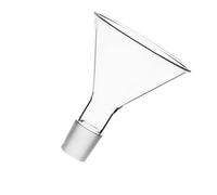 FRCOLOR Entonnoir Triangulaire en Verre 90 Mm Entonnoir de Remplissage Résistant la Température Matériel de Laboratoire pour Chimie Analytique Réutilisable Équipement de Laboratoire