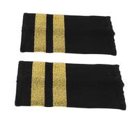 FRCOLOR Épaulettes de Professionnelles Barres Légères pour de Capitaine Accessoires Aviation pour Cosplay et Usage Professionnel