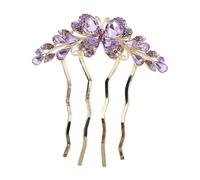 FRCOLOR Épingle à Cheveux Cristal Peigne Latéral pour Mariée Accessoires de Coiffure avec Strass Pinces à Cheveux pour Femme et Fille Dents Décoratives