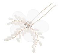 FRCOLOR Épingle À Cheveux En Tissu Accessoire De Coiffure Unique Pour Le Jour Du Mariage Motifs Floraux Pour Cheveux Ornement Romantique En Métal Mode Nuptiale Strass