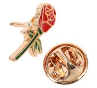 FRCOLOR Épingle Fleur Rose Élégante en Alliage de Zinc, Accessoire Vestimentaire Polyvalent pour Femmes, pour Diverses Occasions et Fêtes