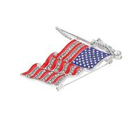 FRCOLOR Épinglette Américaine Usa Décoratif Badge Patriotique pour Événements pour Amateurs de Mode