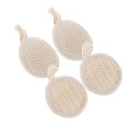 FRCOLOR Éponge de Bain Naturelle Loofah Gommage Exfoliant Doux pour Corps pour Spa Quotidienne Lot