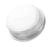 FRCOLOR Étui à Badges Ronds Pvc 60pcs Protection Antichoc et Affichage pour Rangement et Création de Badges Personnalisés