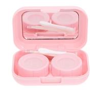 FRCOLOR Étui à Lentilles De Voyage Compact avec Miroir Boîte De Rangement Hermétique pour Lentilles Outil De Retrait pour Femmes Et Filles