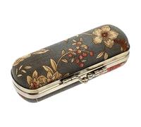 FRCOLOR Étui à Lèvres Rétro avec Miroir Compact pour Femmes Organisateur De Maquillage Portable Et Coffret De Rangement Pratique
