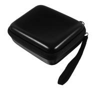 FRCOLOR Étui à Médiators en Cuir Synthétique Noir, Boîte de Rangement Grosse Capacité pour Médiators de Guitare Acoustique et Basse, Porte-Picks Compact et Portable pour Accessoires