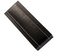 FRCOLOR Étui à Stylo-Plume en Cuir PU, Boîte à Stylos Vide pour Stylo à Encre, Coffret Présent pour Bureau, Porte-Stylo Simple Décoratif pour Adultes Noir