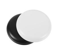 FRCOLOR Étui de Rangement Magnétique pour Prothèses Dentaires et Aligneurs, Lot de 2 Boîtes Portables Noir et Blanc Miroir Intégré, Étui de Transport Étanche et Compact pour Voyage