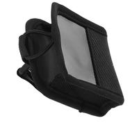 FRCOLOR Étui de Voyage Rigide Antichoc pour Système sans Fil de Guitare, Pochette Transparente avec Compartiments de Rangement, Paquet Portable Noir avec Clip Ceinture pour Accessoires