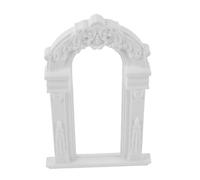 FRCOLOR European Style Miniature Wedding Flower Arch DIY Dollhouse Decor for Photography Party Fairy Garden and Tiny Door Accessories