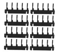 FRCOLOR Extensions de Cheveux Clips 6d Seconde Génération 40 Pièces Kit Noir Outils Coiffure Professionnels Femmes Pose sans Trace Boucle Fixation Sécurisée