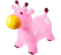 FRCOLOR Extérieur Garçon Fille Cheval Sauteur Gonflable Rose Épaissi avec Musique et Pompe pour Coordination et Équilibre