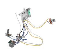 FRCOLOR Faisceau de Câblage Guitare Électrique avec Interrupteur à Bascule Voies Potentiomètres de Tonalité et Prise Cuivre Contrôle Audio Précis et Circuit Stable pour Accessoires