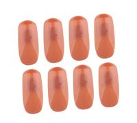 FRCOLOR Faux Ongles Autocollants 200 Pièces 100 Pcs par Sachet pour Exercice Nail Art, Taille Standard, Accessoires Nail Art Débutants et Professionnels, Entraînement Manucure à Domicile