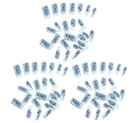 FRCOLOR Faux Ongles Ballerine Ultra-longs Bleus à Coller, 72 Pièces Couverture Complète, Gelée de Fruits Adhésifs, Kit de Manucure Professionnelle pour Mariage et Événements