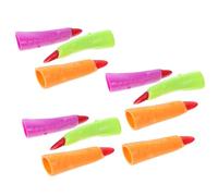 FRCOLOR Faux Ongles Halloween Garçon et Filles 20 Pièces en PVC Couleurs Aléatoires, Accessoires de Cosplay Zombie, Décoration Maison Hantée, Protège-Doigts Réutilisable Couleur Aléatoire