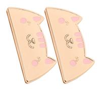 FRCOLOR Fermoirs Magnétiques Facile à Installer pour Paquet à Main Lot de 2 en Alliage de Zinc Doré, Tête de Chat, Lisse Accessoires pour Paquet et Loisirs Créatifs