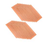FRCOLOR Feuilles de Cèdre Espagnol 150 X 65 Mm, Épaisseur 0,3 Mm, Lot de 20 Pièces, Copeaux de Cèdre pour Boîte à Cigares, Humidification pour Conservation et Amélioration Saveur