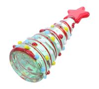 FRCOLOR Figurine D’Arbre de Noël en Cristal Verre Vert, Sculpture Mini | Décor Saisonnier pour Table de Fête, Format Compact et Léger, Pièce Présent Pensée pour Noël