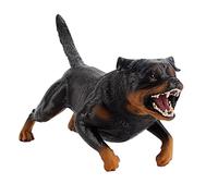 FRCOLOR Figurine Rottweiler Solide et Chien Simulation Adorable pour Garçon Fille Décoration Réaliste pour Apprentissage et Fête Thématique