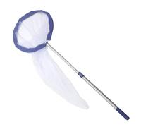 FRCOLOR Filet à Insectes Télescopique Manche en Aluminium Maille Résistante et Poignée Antidérapante Filet Extensible pour Attraper Lépidoptères et Insectes d'Extérieur pour Garçon et