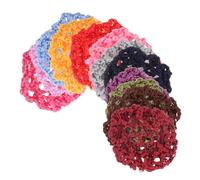 FRCOLOR Filets à Cheveux Pour Chignon Tressé Lot De 12 Élastiques Réutilisables Pratiques Pour Danse Ballet Patinage Infirmières Et Mariages