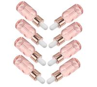 FRCOLOR Flacon Compte-gouttes En Verre Rose Gold Lot De 8 10 Ml Étanche Pour Huiles Essentielles Petits Flacons Pratiques Pour Voyages Et Maison Pipette